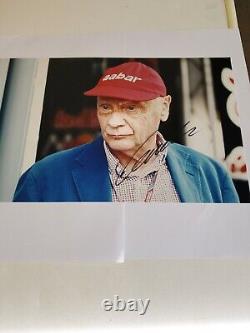 F1 NIKI LAUDA autographs hand signed PICTURE #2