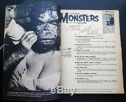 FAMOUS MONSTERS OF FILMLAND #1 VERY RARE HAND AUTOGRAPHED by FORREST ACKERMAN