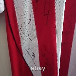 FC Bayern Munich Football Shirt Autographs Team Hand Signed Home 2010/11 Adult