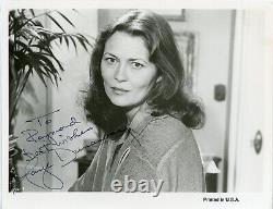 Faye Dunaway- Secretarial Hand Signed Vintage Photograph + COA