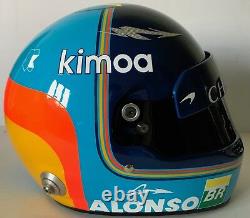 Fernando Alonso Hand Signed 2018 Mclaren F1 Full Size Helmet Very Rare