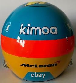 Fernando Alonso Hand Signed 2018 Mclaren F1 Full Size Helmet Very Rare