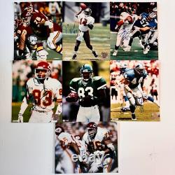 Football Lot of 7 Autographs (Famous Football Players Hand Signed Photographs)