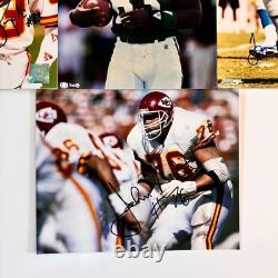Football Lot of 7 Autographs (Famous Football Players Hand Signed Photographs)