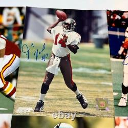 Football Lot of 7 Autographs (Famous Football Players Hand Signed Photographs)