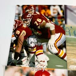 Football Lot of 7 Autographs (Famous Football Players Hand Signed Photographs)