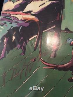 Frank Zappa Hand Signed Autographed LP Sleeve Withvinyl Deceased Sleep Dirt RARE