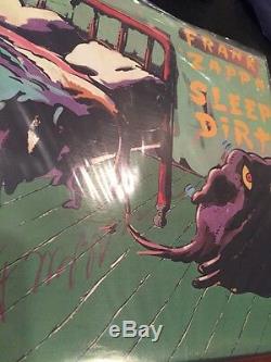 Frank Zappa Hand Signed Autographed LP Sleeve Withvinyl Deceased Sleep Dirt RARE