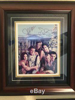 Friends Cast HAND SIGNED 8x10 Autographs by all 6 - COA Framed