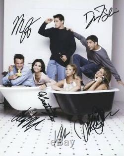 Friends Cast Hand-Signed Autographs TV Television Comedy Show Six Signatures
