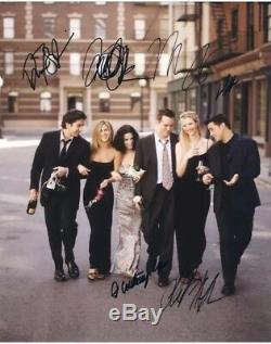 Friends Cast Hand-Signed Autographs TV Television Comedy Show Six Signatures