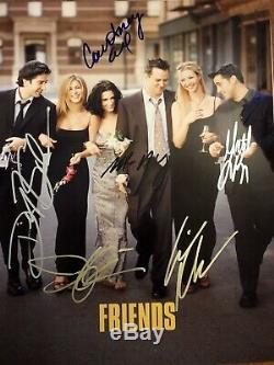 Friends Cast Hand-Signed Autographs TV Television Comedy Show Six Signatures