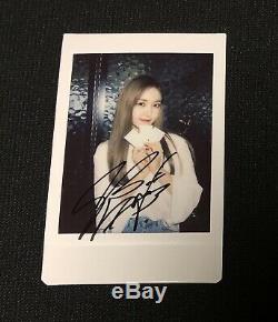 GFRIEND authentic hand-signed SHINBI's autographed Polaroid