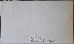 Gavin Lambert Hand Signed Card