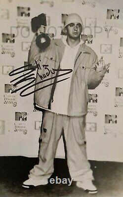 Genuine Eminem Hand Signed Autograph with Certificate of Authenticity COA 10x8