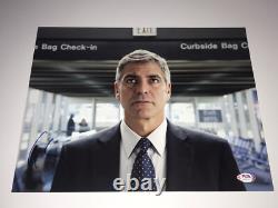 George Clooney Rare Authentic Hand Signed Autographed 11x14 Photo Actor PSA DNA