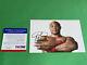 George Foreman 4x6 Card Hand Signed Psa Dna Certificate Of Authenticity