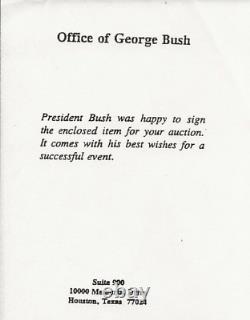 George H. W. Bush REAL hand SIGNED Photo JSA COA Autographed President USA