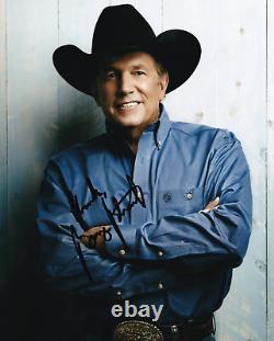 George Strait REAL hand SIGNED 8x10 Photo #2 COA Autographed Country Legend