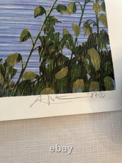 Gordon Mortensen Verde River Hand Signed Woodcut Reduction Art Print 1987