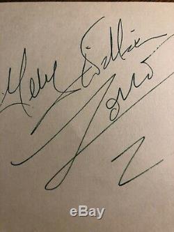 Guy Williams Hand Signed Autographed Album Page ZORRO Lost in Space