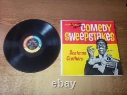 HAND SIGNED 1960s VG+ Scatman Crothers Comedy Sweepstakes LP33