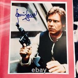 HARRISON FORD Hand-Signed FULL Autograph 8x10 Original Photo STAR WARS HAN SOLO