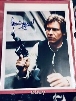 HARRISON FORD Hand-Signed FULL Autograph 8x10 Original Photo STAR WARS HAN SOLO