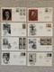 Hirschfeld Lot Of 8 Authentic Hand Signed Vintage First Day Covers Must See