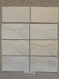 HIRSCHFELD LOT OF 8 authentic hand signed vintage First Day Covers MUST SEE