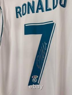 Hand Signed Autographed Jersey Final Kyiv 2018 CRISTIANO RONALDO #7 BAS COA