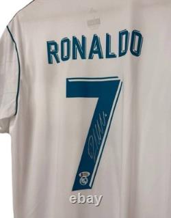 Hand Signed Autographed Jersey Final Kyiv 2018 CRISTIANO RONALDO #7 BAS COA