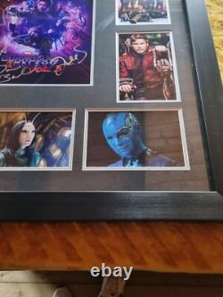 Hand Signed Cast Gardians Of The Galaxy 3 Framed With Coa