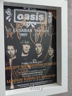 Hand Signed Oasis Photo