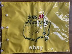 Hand Signed PIN FLAG DANNY WILLETT US MASTERS Winner 2016