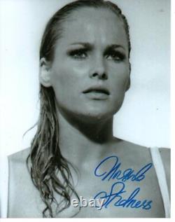 Hand Signed Ursula Andress Autograph No Photo 10 x 8 Photo James Bond c/w Coa