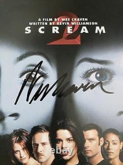 Hand Signed Wes Craven Scream 2 Dvd Insert Miramax Uk Rare Film Autograph Memora