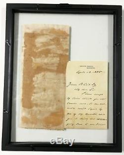 Hand Written Signed Autographed Letter by President Grover Cleveland