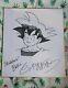 Hand Drawn Toriyama Akira Autographed Shikishi Card Art Board Dragon Ball 12019b