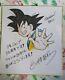 Hand Drawn Toriyama Akira Autographed Shikishi Card Art Board Dragon Ball 82019d