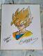 Hand Drawn Toriyama Akira Autographed Shikishi Card Art Board Dragon Ball 92019e