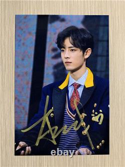 Hand signed Xiao Zhan autographed photo autographs Original