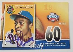 Hank Aaronn 2011 Topps Diamond Anniversary On Card Auto /60 Certified Autograph