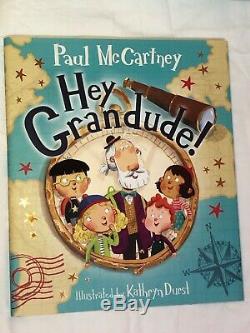 Hey Grandude Paul McCartney Hand Signed Autograph book at Waterstones