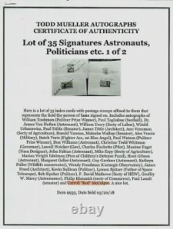 Hubble Constant Wendy Freedman Hand Signed 3X5 Card With RARE Stamp COA