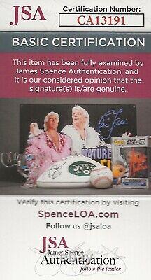 Hulk and Brooke Hogan REAL dual hand SIGNED 8.5x11 Photo JSA COA Autographed