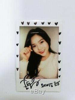 Hyo Jung (of Oh My Girl) Hand Autographed Polaroid