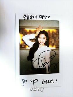 Hyo Jung (of Oh My Girl) Hand Autographed Polaroid (#3)