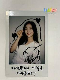 Hyojung (of Oh My Girl) ISAC Event Hand Autographed(signed) Polaroid