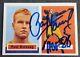 Incredible Hand Signed 2002 Topps Heritage Paul Hornung Auto'57 Rookie Reprint